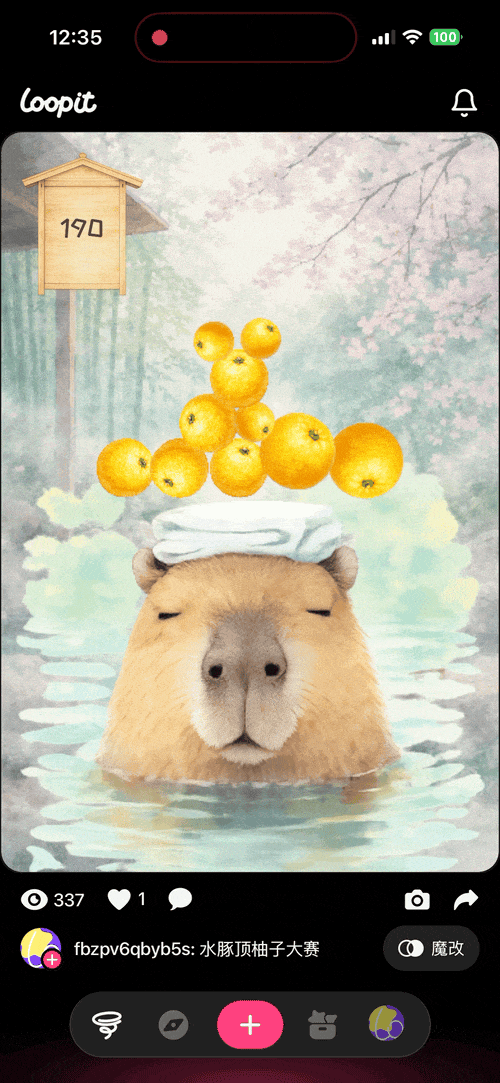 被马斯克点赞，30天内完成两轮融资，Loopit要做可以玩的抖音(图2)